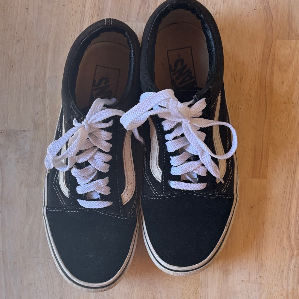 Vans Black and White Women's Sneakers
